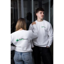 Kapuutsita UNISEX valge pusa  Kapuutsita UNISEX valge pusa