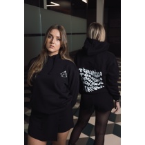 TÕKATÕKA unisex must pusa kapuutsiga TÕKATÕKA unisex must pusa kapuutsiga